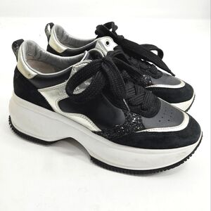 Hogan Maxi Active Black and White‎ Sneakers